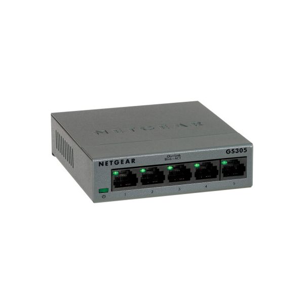 

Коммутатор сетевой Netgear GS305 (GS305-300PES)