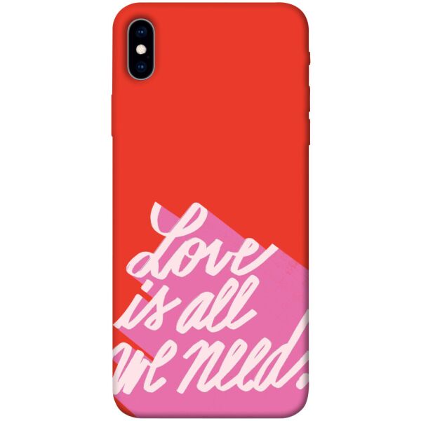 Чехол itsPrint Love is all need для Apple iPhone XS Max (6.5")