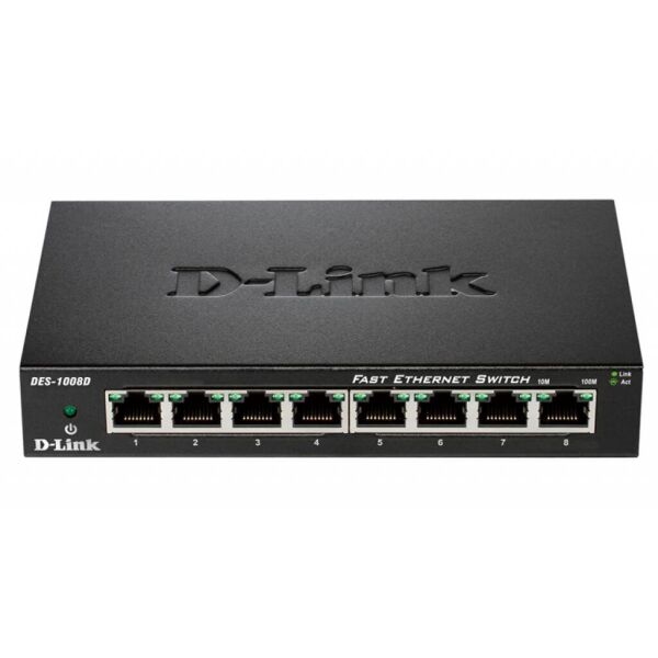 

Коммутатор сетевой D-Link DES-1008D