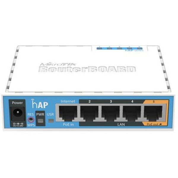 

Маршрутизатор Mikrotik hAP (RB951UI-2ND)