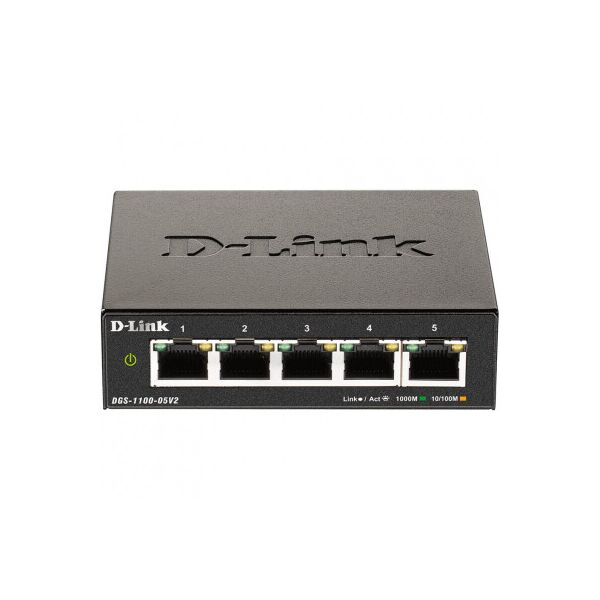 

Коммутатор сетевой D-Link DGS-1100-05V2