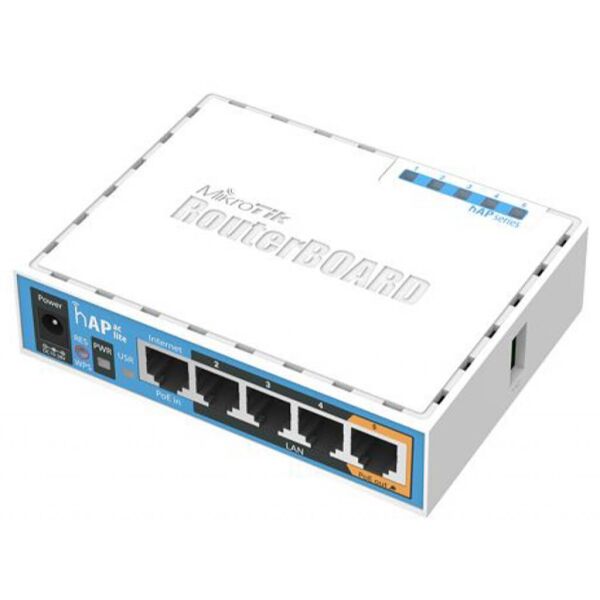 

Маршрутизатор Mikrotik hAP ac lite (RB952UI-5AC2ND)