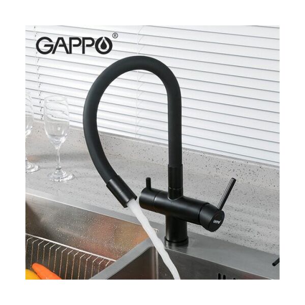 

Смеситель для кухни на две воды Gappo G4398-36