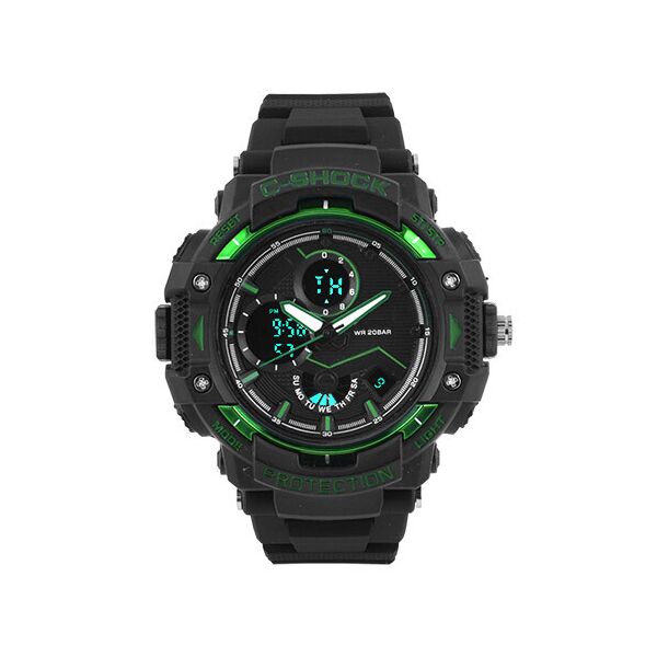 

Часы наручные в подарочной упаковке C-SHOCK GST-B100X Черные с зеленым
