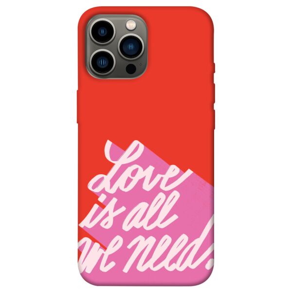 

Чехол itsPrint Love is all need для Apple iPhone 13 Pro Max (6.7")