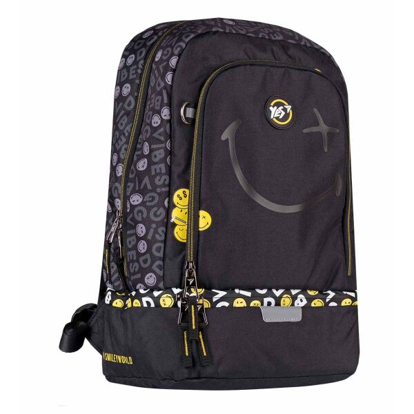 

Рюкзак школьный YES Smiley World Black Yellow TS-79 19 л 41 × 29 × 16 см черный (552274)