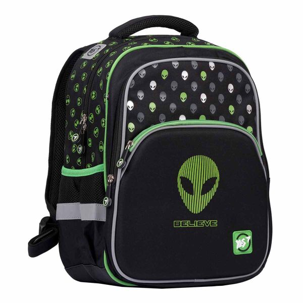 

Рюкзак школьный YES Believe S-40 20 л 38 × 30 × 17 см черный (558521)