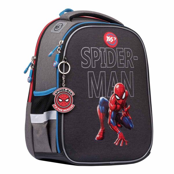 

Рюкзак школьный YES Spider-man H-100 15 л 35 × 28 × 15 см серый (558306)