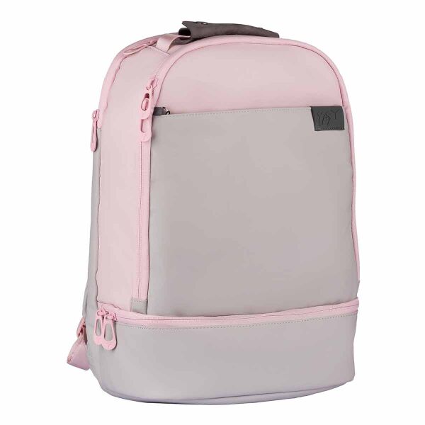 

Рюкзак YES Amelie T-123 18 л 43 × 28 × 15 см серый с розовым (557863)