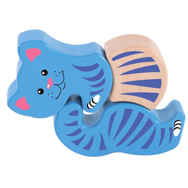 

Деревянная игрушка-конструктор Wumba Кот 1 фигурка (90002-2)