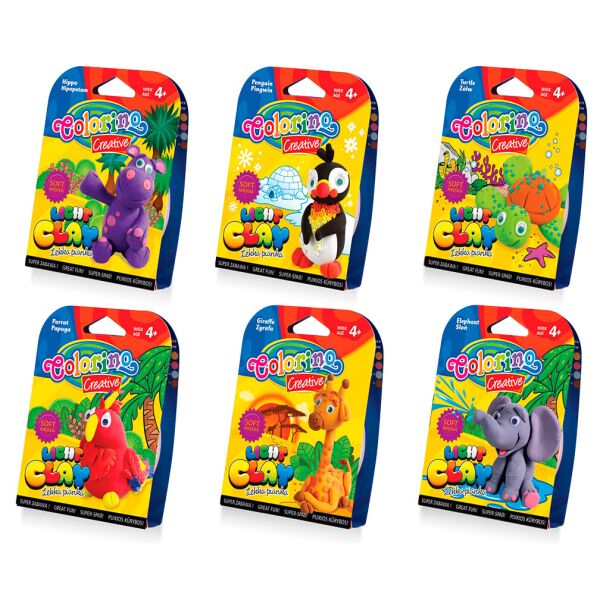 

Набор для лепки диких животных ZOO, Colorino