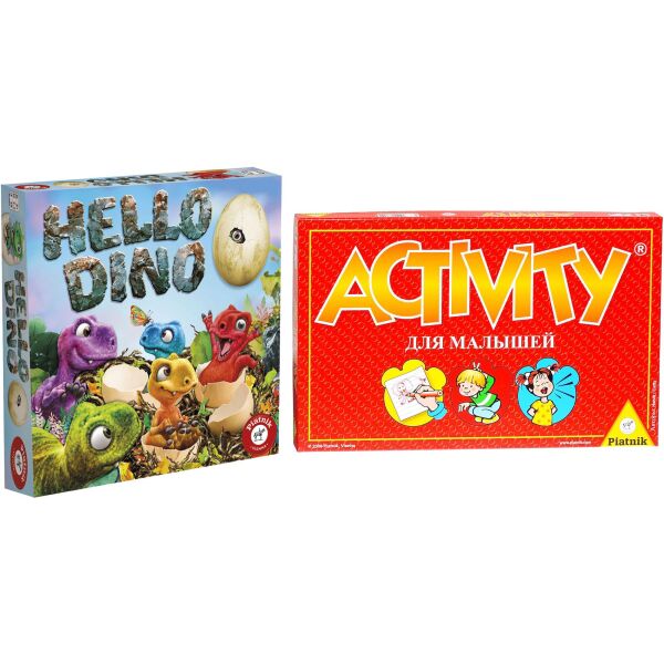 

Набор настольных игр Piatnik Привет, Дино! + Activity (715099-76441)