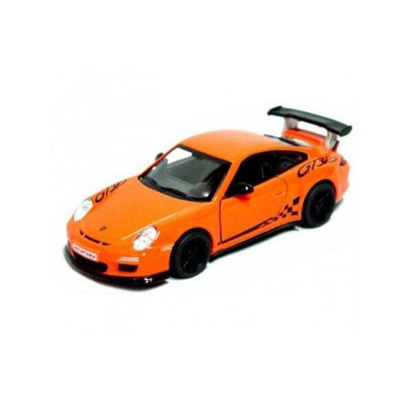 

Машинка Kinsmart Кинсмарт Porsche 911 GTS RS металлическая инерционная оранжевая 1:36 (KT5352W-5)