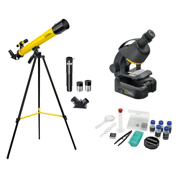 

Микроскоп National Geographic Junior 40x-640x + Телескоп 50/600
