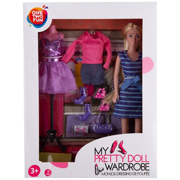 

Кукла One Two Fun My Pretty Doll Wardrobe с нарядами