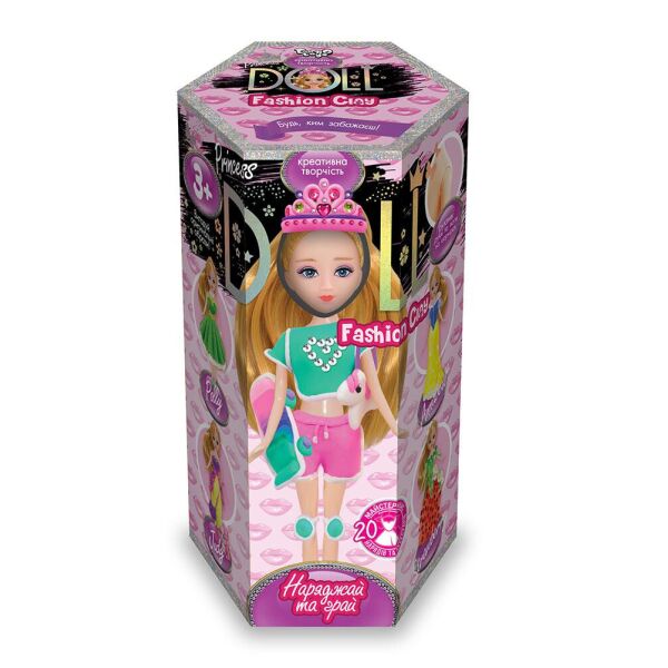 

Набор креативного творчества "Princess doll" 2 мал. укр. в кор.20*11*10см (8шт)