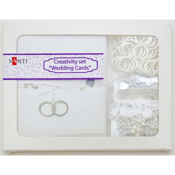 

Набор для творчества Свадебные открытки 20шт./уп. 10*7см. код: 952055