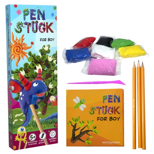 

Набор для творчества "Pen Stuck for boy" в кор. 26*9*26см (96/2шт)