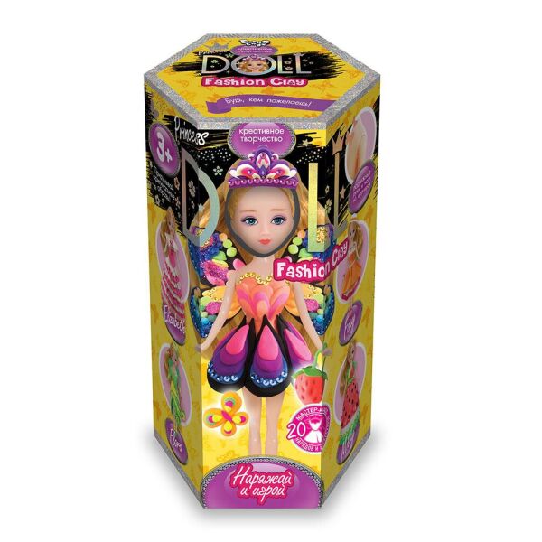

Набор креативного творчества "Princess doll" 1 мал. рус. в кор. 20*11*10см (8шт)