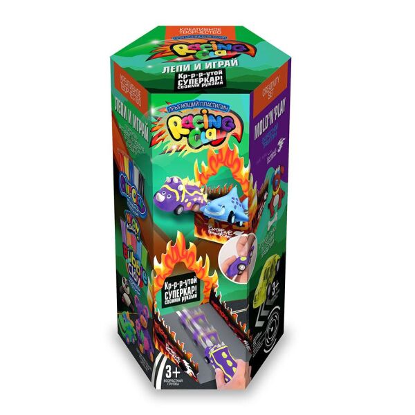 

Набор креативного творчества "Racing clay" 2 рус. в кор.19*10*11см(8шт)
