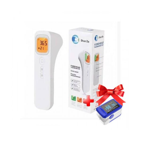 

Термометр инфракрасный Shun Da (WT001) + ПУЛЬСОКСИМЕТР CONTEC PULSE OXIMETER!