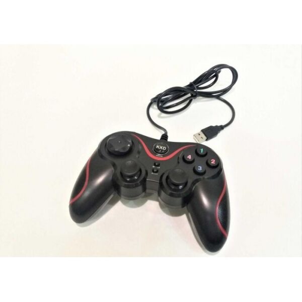 

Джойстик для ПК PC проводной вибро KXD-881S USB Чёрный