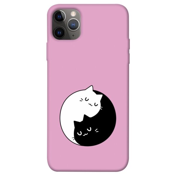 

Чехол itsPrint Коты инь-янь для Apple iPhone 12 Pro (6.1")