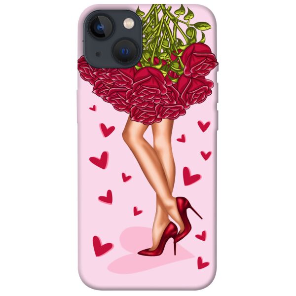 

Чехол itsPrint Red roses для Apple iPhone 13 (6.1")