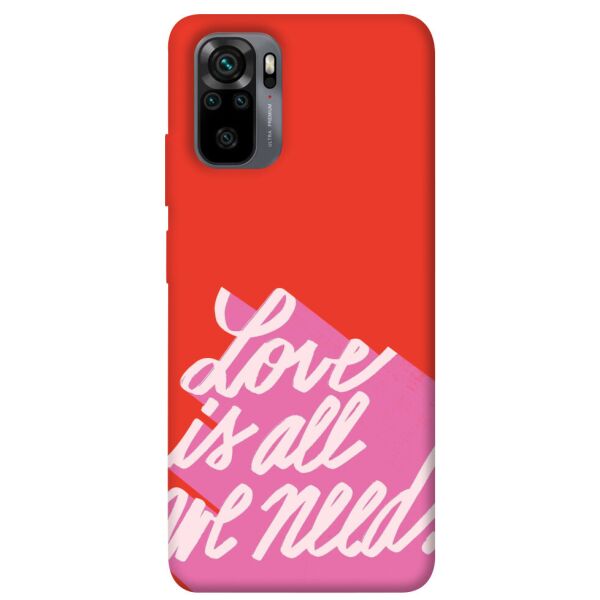 

Чехол itsPrint Love is all need для Xiaomi Redmi Note 10 / Note 10s