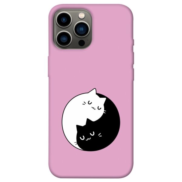 

Чехол itsPrint Коты инь-янь для Apple iPhone 13 Pro Max (6.7")