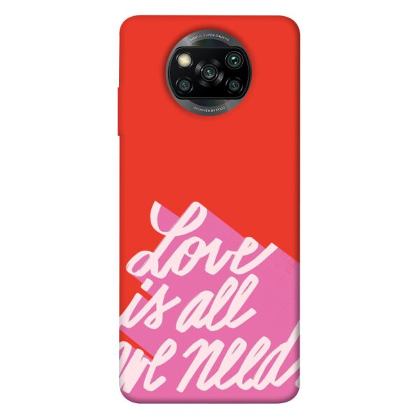 

Чехол itsPrint Love is all need для Xiaomi Poco X3 NFC