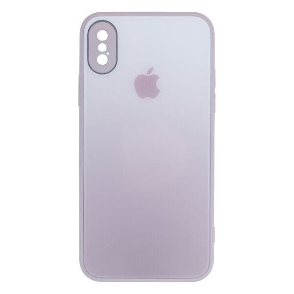 

Чехол-накладка TPU Glass Logo Matte Gradient with Frame для Apple Iphone X / Xs 2, Lavender