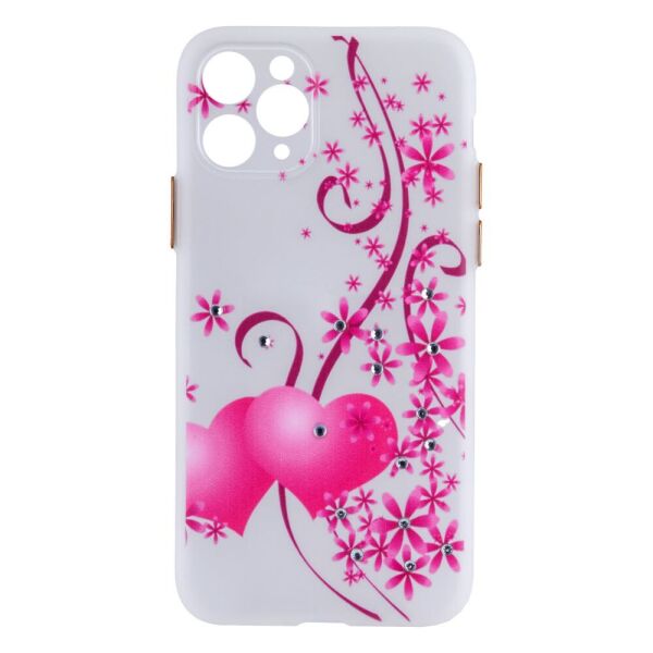 

Чехол-накладка TPU Ultra-thin Shine with Frame для Apple Iphone 11 Pro 1, White Heart