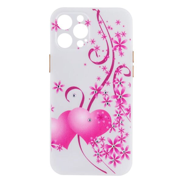 

Чехол-накладка TPU Ultra-thin Shine with Frame для Apple Iphone 12 Pro Max 1, White Heart
