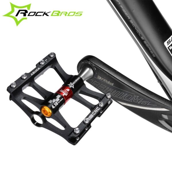 

Велосипедные педали RockBros JT 410 на 4 подшипниках черный