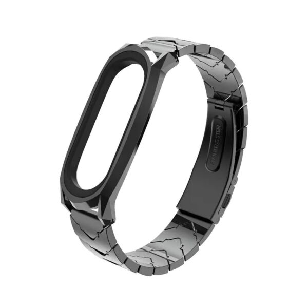 

Металлический ремешок MiJobs для Mi Band 5 черный