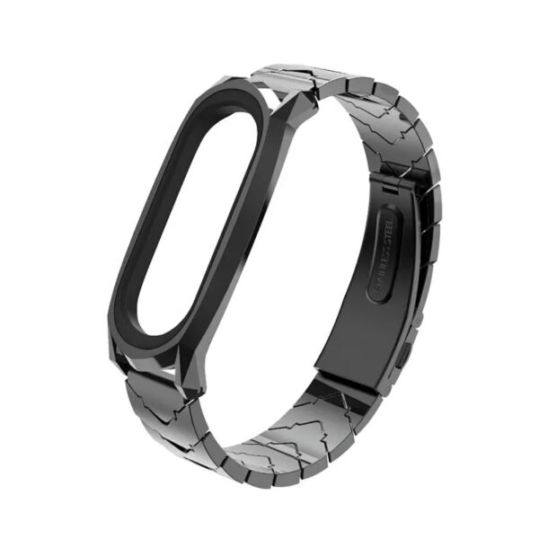 

Металлический ремешок MiJobs для Mi Band 4 чёрный