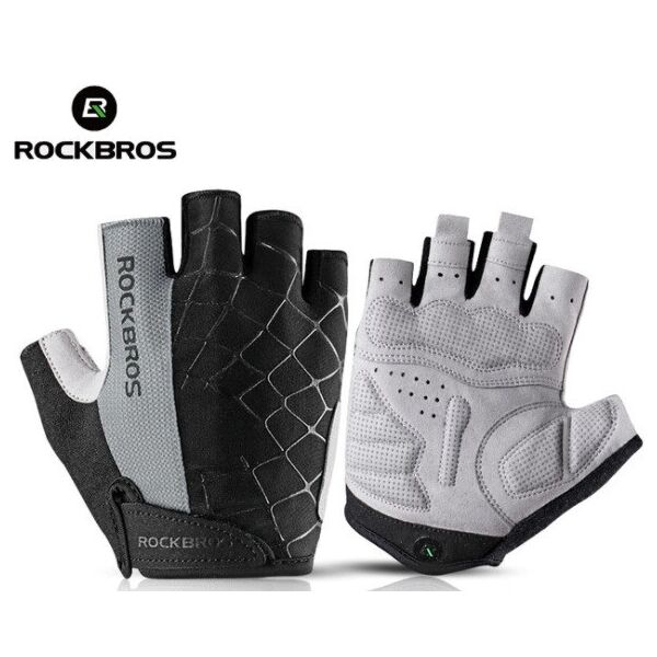 

Велосипедные перчатки RockBros паутина, серый XL
