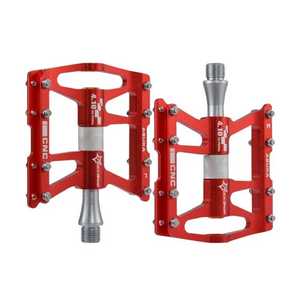 

Велосипедные педали RockBros JT 410 на 4 подшипниках красный