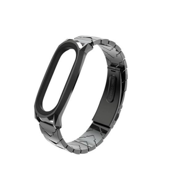 

Металлический ремешок MiJobs для Mi Band 6 черный