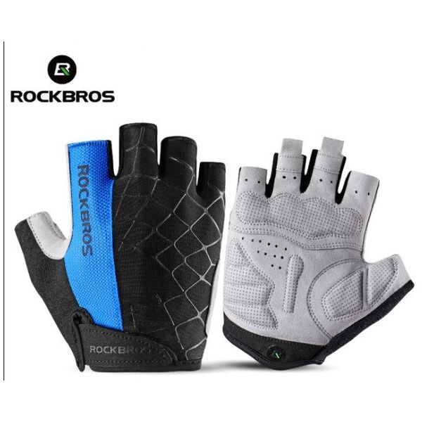 

Велосипедные перчатки RockBros паутина, синий L