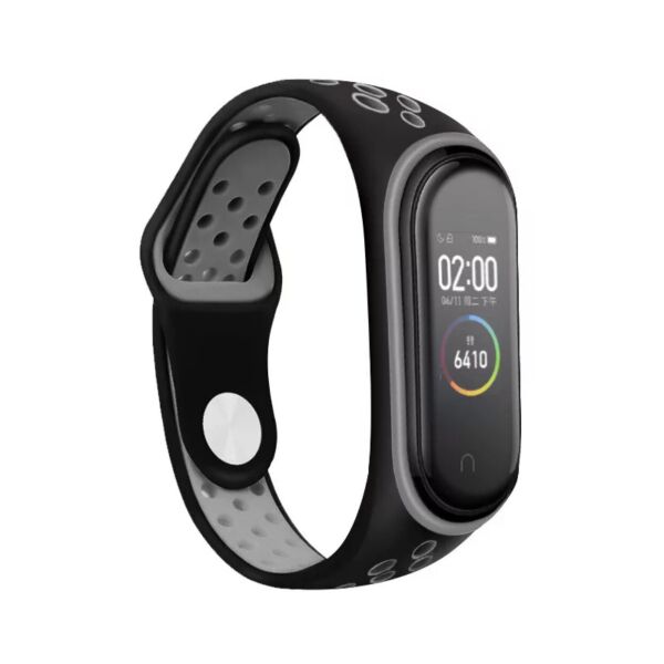 

Силиконовый ремешок Tengyue для Mi Band 6 Серый