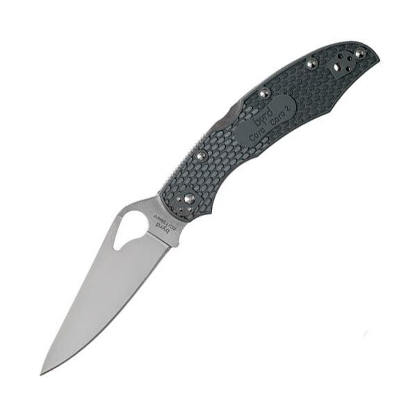 Ніж складний Spyderco Byrd Cara Cara 2 сірий (BY03PGY2)