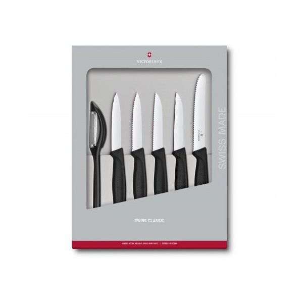 

Кухонный набор Victorinox SwissClassic Paring Set 5 ножей, овощечистка (6.7113.6G)