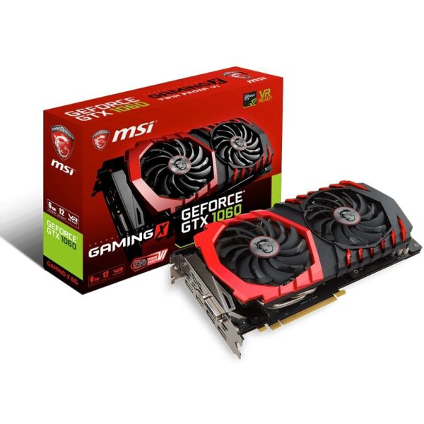 

Видеокарта MSI GEFORCE GTX 1060 GAMING X 6G
