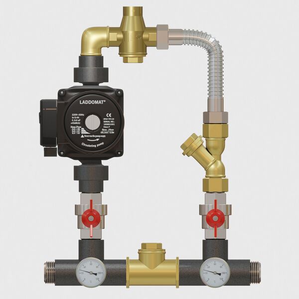 

LADOMIX 32-40 Dn 11/4" смешив. узел 65С (1") байпас, насос 25/4 KVANT