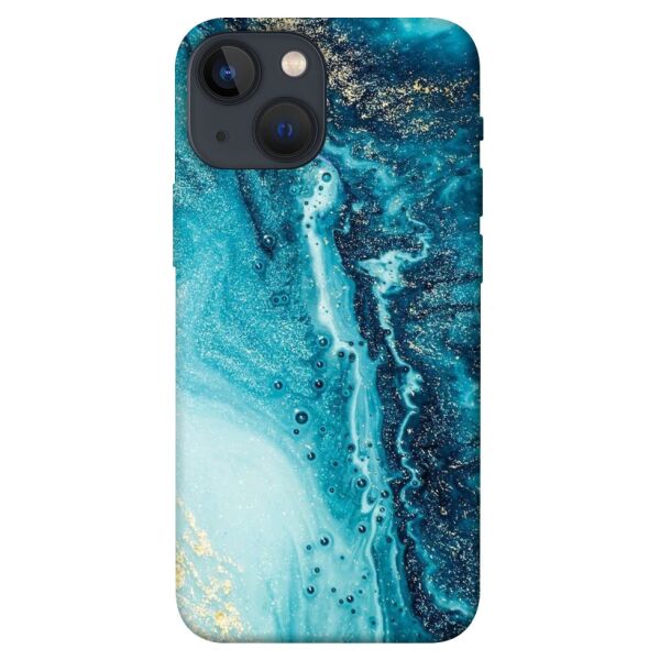 

Чехол itsPrint Голубая краска для Apple iPhone 13 mini (5.4")