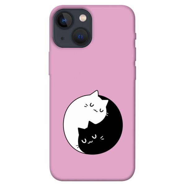 

Чехол itsPrint Коты инь-янь для Apple iPhone 13 mini (5.4")