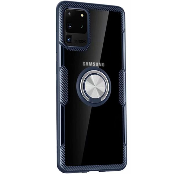 

TPU+PC чехол Deen CrystalRing for Magnet (opp) для Samsung Galaxy S20 Ultra