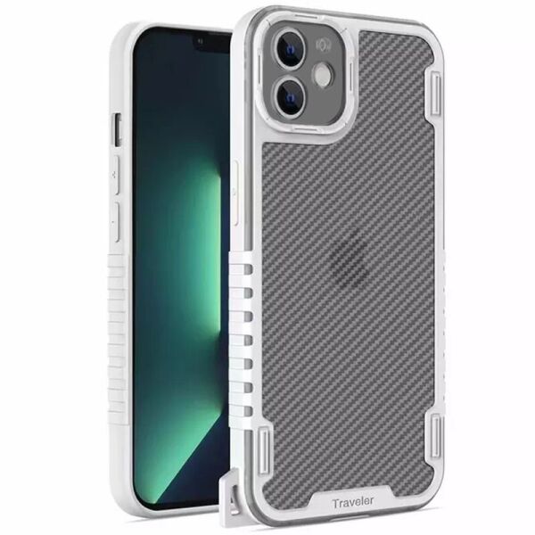 

Чехол TPU+PC TRAVEL Carbon для Apple iPhone 11 (6.1")